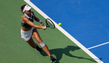 Magda Linette w meczu z Ludmiłą Samsonową